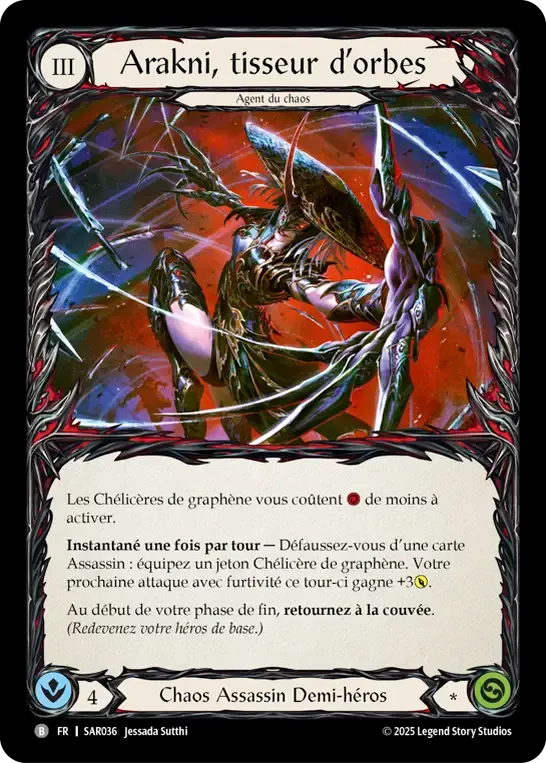 Arakni, tisseur d’orbes — Silver Age Chapter 2 - Arakni, Web of Deceit — Flesh and Blood