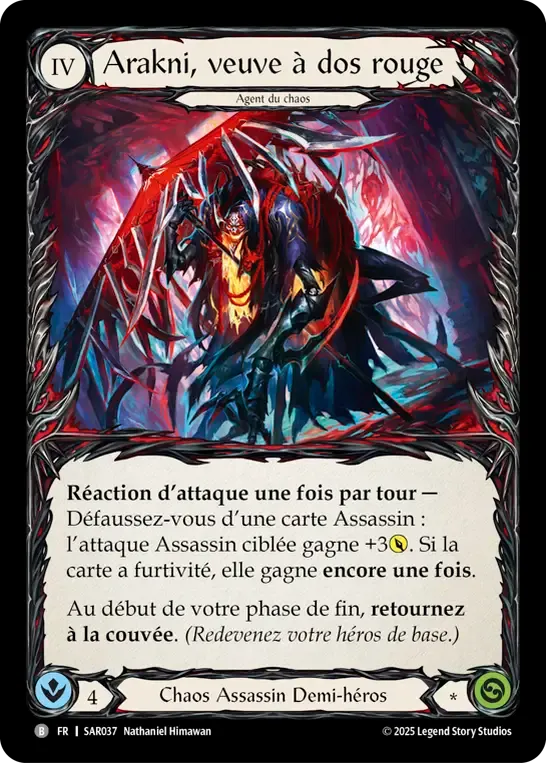 Arakni, veuve à dos rouge — Silver Age Chapter 2 - Arakni, Web of Deceit — Flesh and Blood