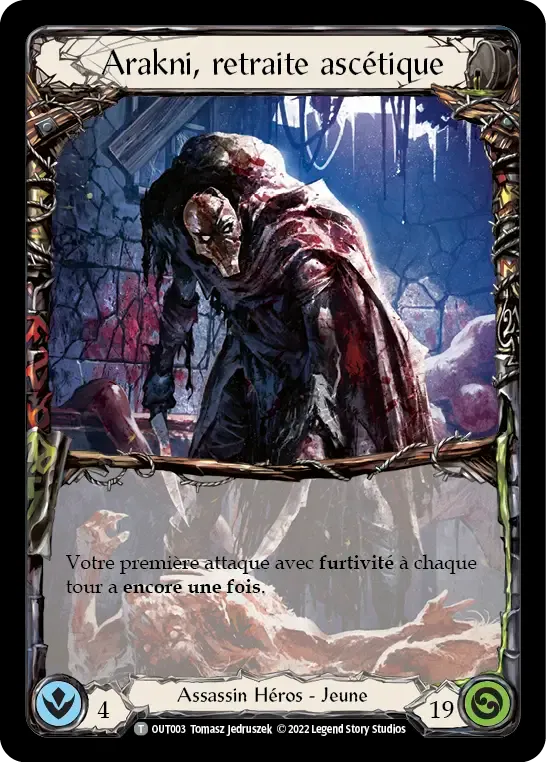 Arakni, retraite ascétique — Outsiders — Flesh and Blood