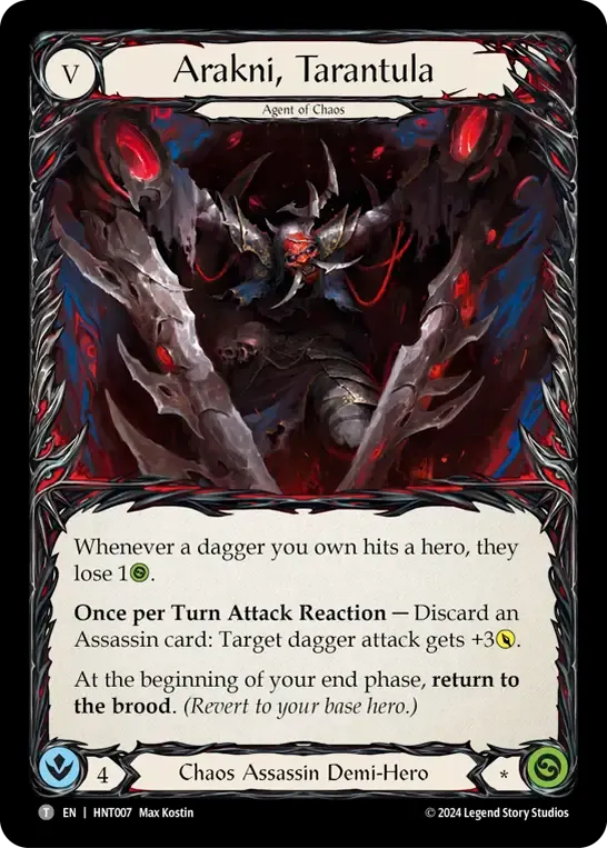 Arakni, Tarantula — The Hunted — Flesh and Blood
