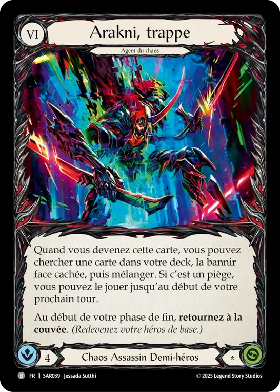 Arakni, trappe — Silver Age Chapter 2 - Arakni, Web of Deceit — Flesh and Blood