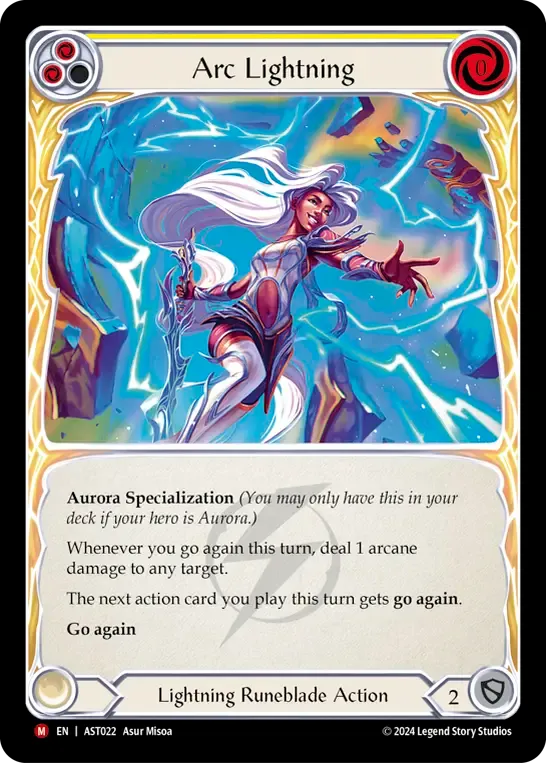 Arc Lightning — Armory Deck - Aurora, Shooting Star — Flesh and Blood