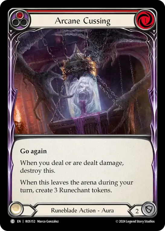 Arcane Cussing (Red) — Rosetta — Flesh and Blood