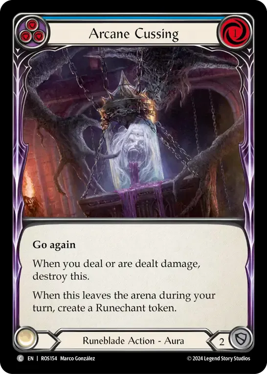 Arcane Cussing (Blue) — Rosetta — Flesh and Blood