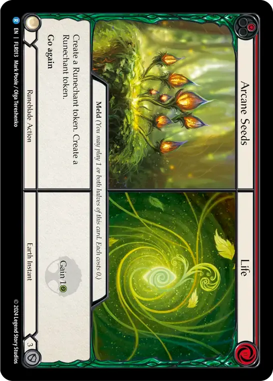 Arcane Seeds // Life (Red) — Rosetta Blitz Deck - Florian — Flesh and Blood