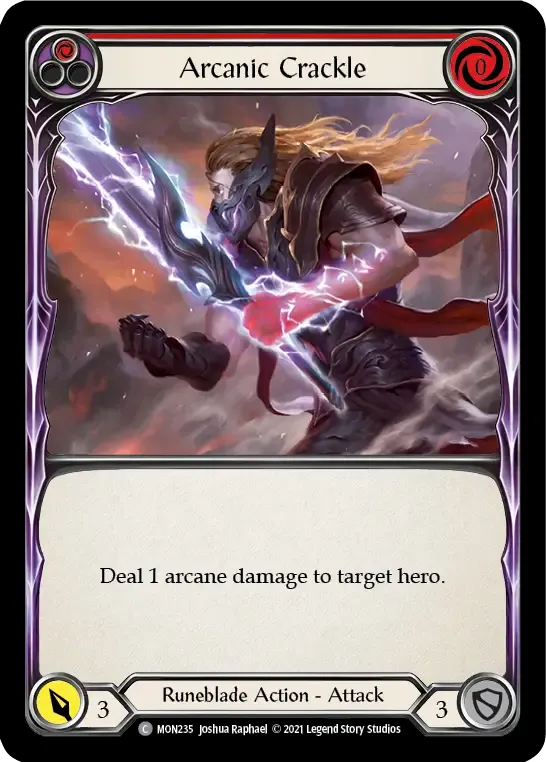 Arcanic Crackle (Red) — Monarch — Flesh and Blood