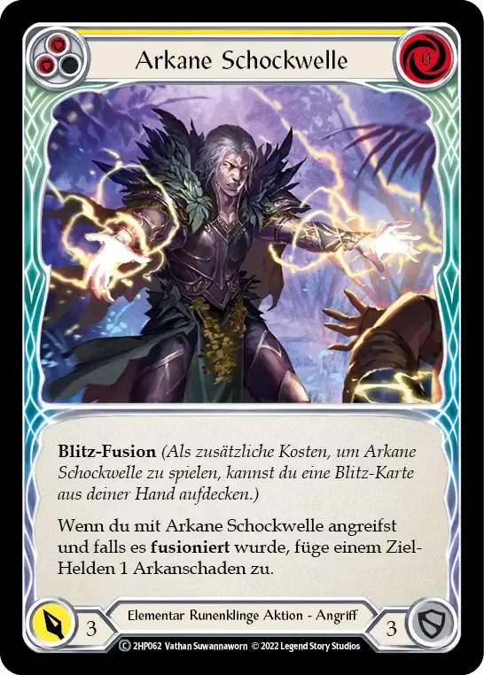 Arcanic Shockwave (Yellow) — History Pack 2 - Black Label — Flesh and Blood