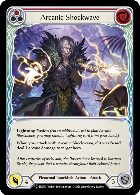 Arcanic Shockwave (Red) from Tales of Aria - Unlimited - Flesh and Blood