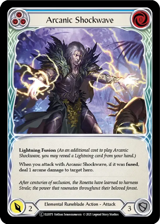 Arcanic Shockwave (Blue) — Tales of Aria - Unlimited — Flesh and Blood