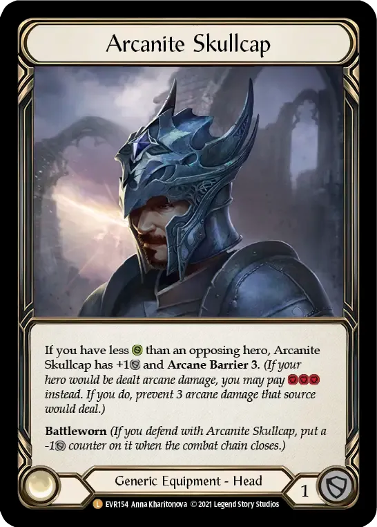 Arcanite Skullcap — Everfest — Flesh and Blood