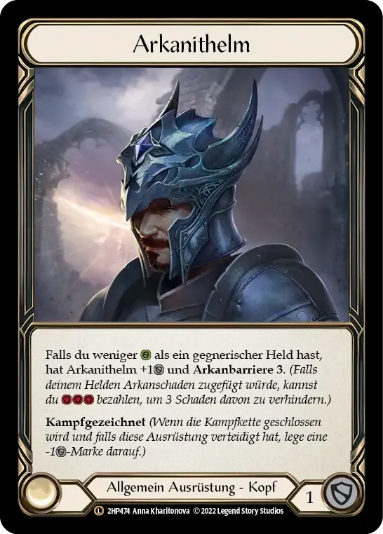 Casque d’arcanite — History Pack 2 - Black Label — Flesh and Blood