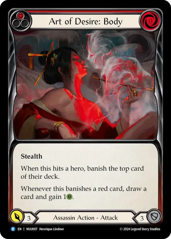 Art of Desire: Body (Red) — Nuu - Blitz Deck — Flesh and Blood