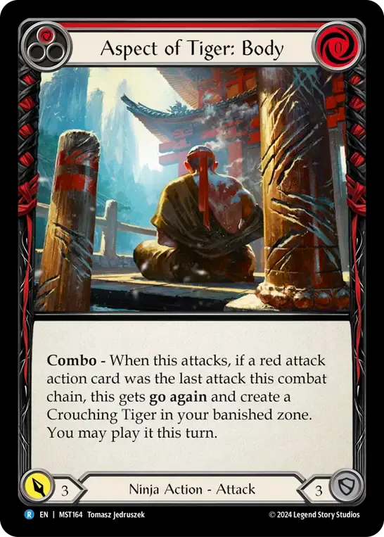 Aspect du tigre : corps — Part the Mistveil — Flesh and Blood