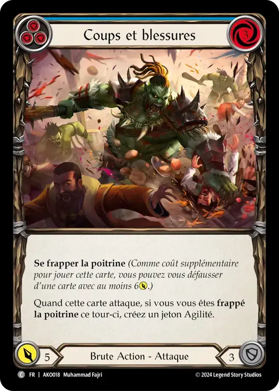 Coups et blessures — Armory Deck - Kayo, Armed and Dangerous — Flesh and Blood