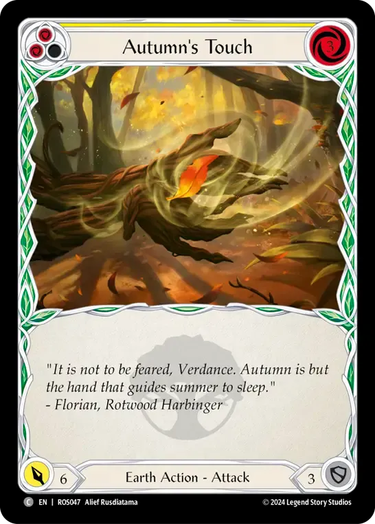 Autumn's Touch (Yellow) — Rosetta — Flesh and Blood