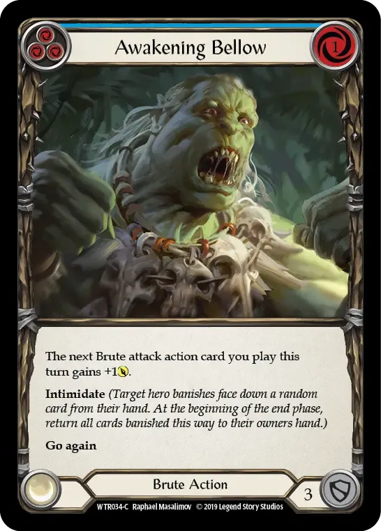 Awakening Bellow (Blue) from Welcome to Rathe - Flesh and Blood