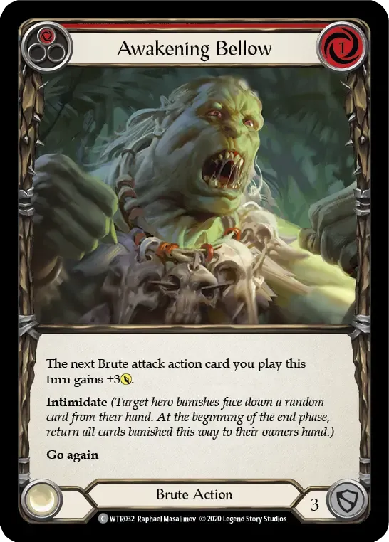 Awakening Bellow (Red) — Welcome to Rathe - Unlimited — Flesh and Blood
