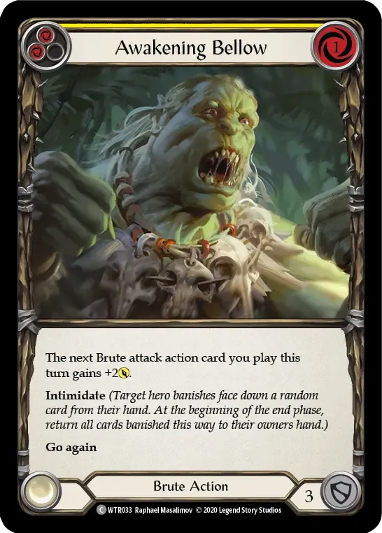 Awakening Bellow (Yellow) — Welcome to Rathe - Unlimited — Flesh and Blood