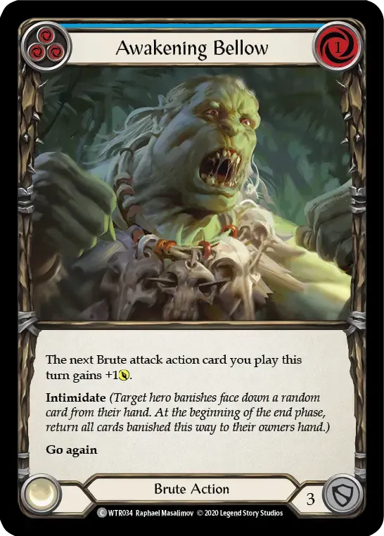 Awakening Bellow (Blue) from Welcome to Rathe - Unlimited - Flesh and Blood