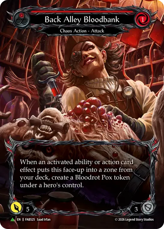 Back Alley Bloodbank (Red) — Flesh and Blood: Promo Cards — Flesh and Blood