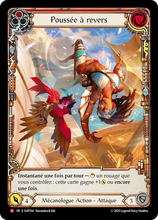 Poussée à revers from Super Slam - Flesh and Blood