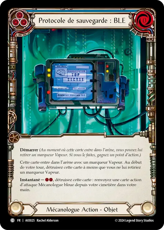 Protocole de sauvegarde : BLE — Armory Deck - Dash I/O — Flesh and Blood