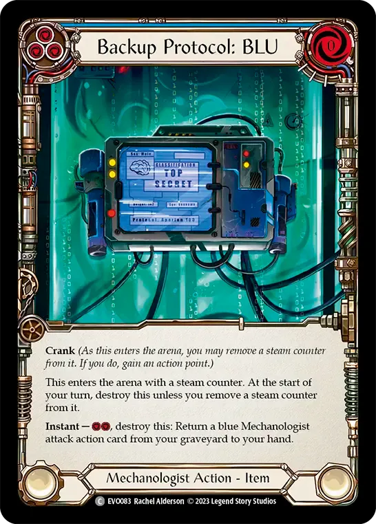 Backup Protocol: BLU (Blue) — Bright Lights — Flesh and Blood