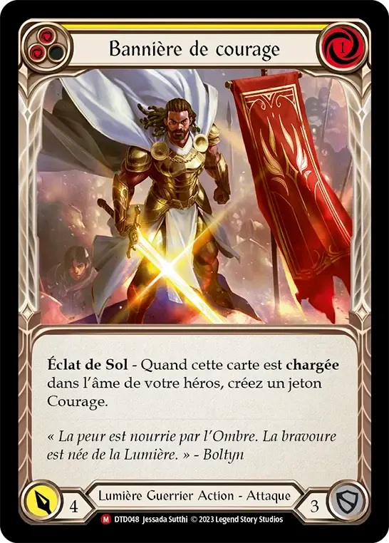 Bannière de courage — Dusk till Dawn — Flesh and Blood