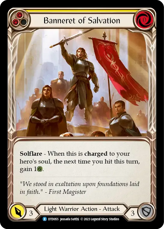 Banneret of Salvation (Yellow) — Dusk till Dawn — Flesh and Blood