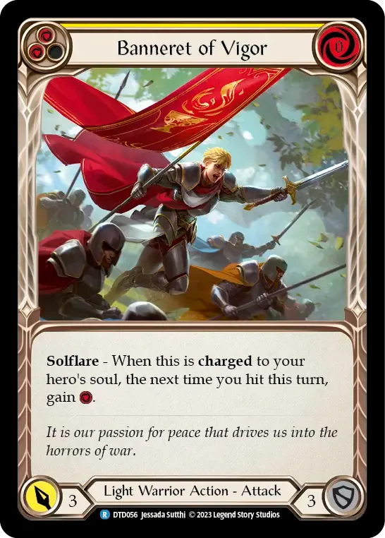 Banneret of Vigor (Yellow) — Dusk till Dawn — Flesh and Blood