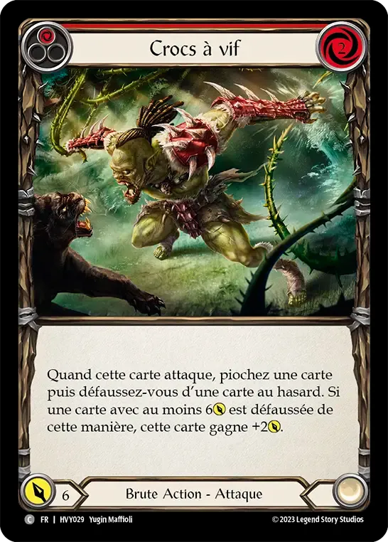 Crocs à vif — Heavy Hitters — Flesh and Blood