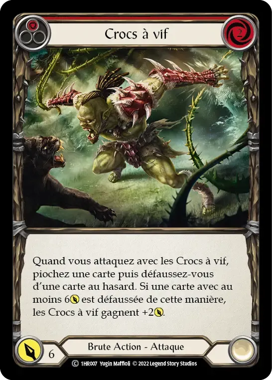 Crocs à vif — Rhinar - Blitz Deck — Flesh and Blood