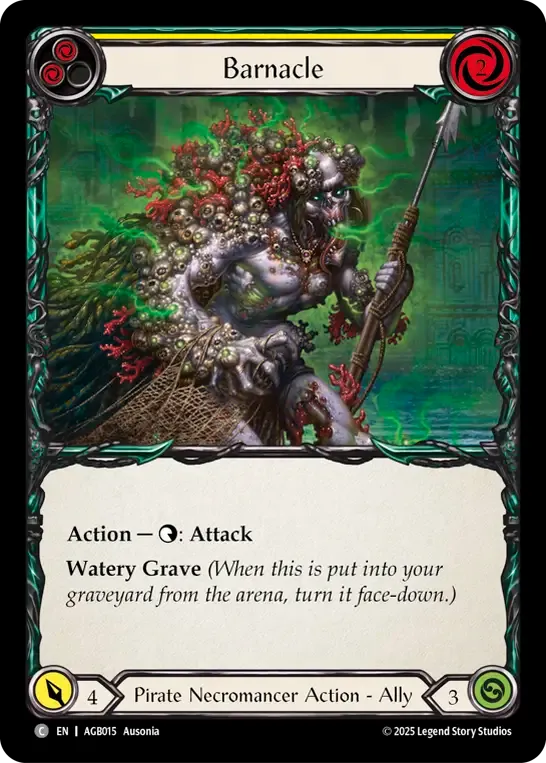 Barnacle (Yellow) — Armory Deck - Gravy Bones — Flesh and Blood