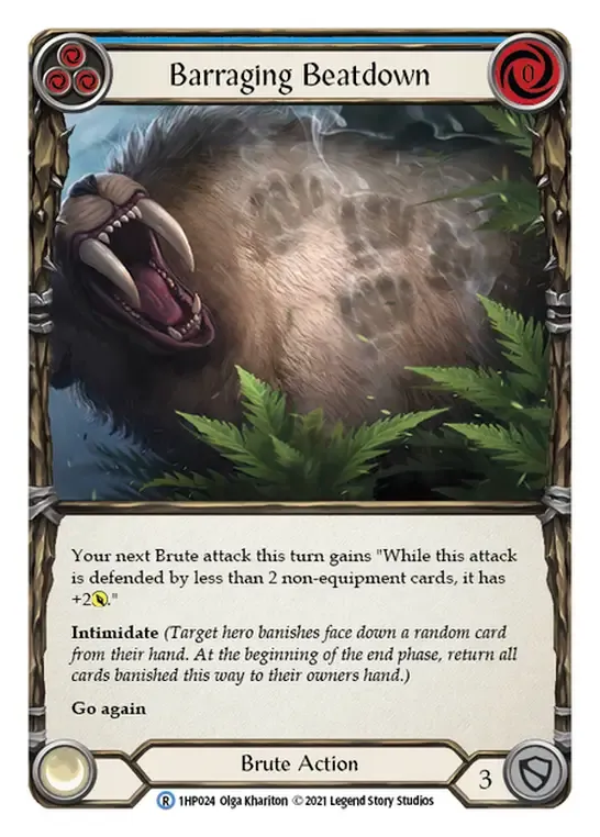 Barraging Beatdown (Blue) from History Pack 1 - Flesh and Blood