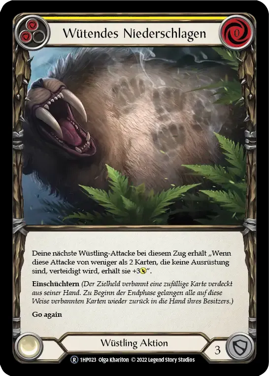 Barraging Beatdown (Yellow) from History Pack 1 - Black Label - Flesh and Blood