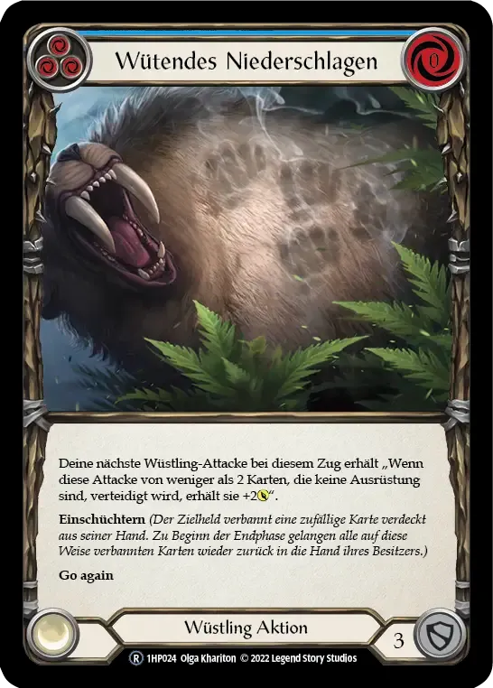 Barraging Beatdown (Blue) — History Pack 1 - Black Label — Flesh and Blood