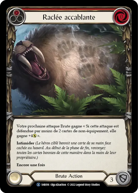 Raclée accablante — Rhinar - Blitz Deck — Flesh and Blood