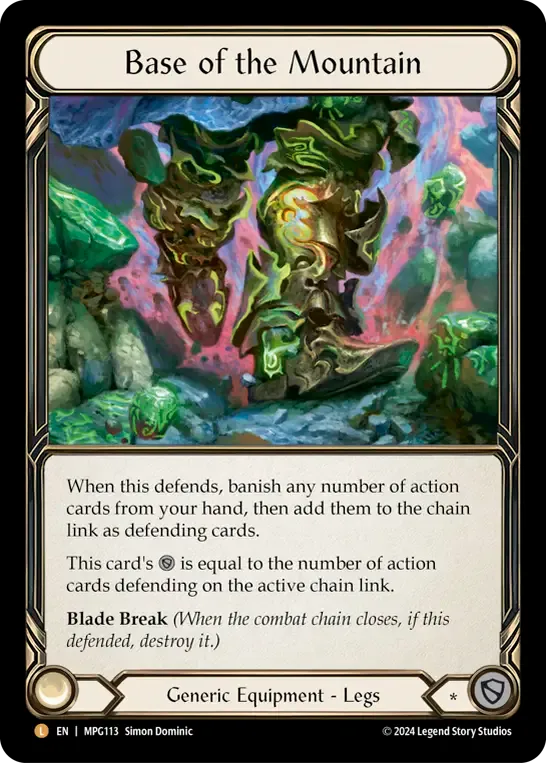 Base of the Mountain — Mastery Pack Guardian — Flesh and Blood