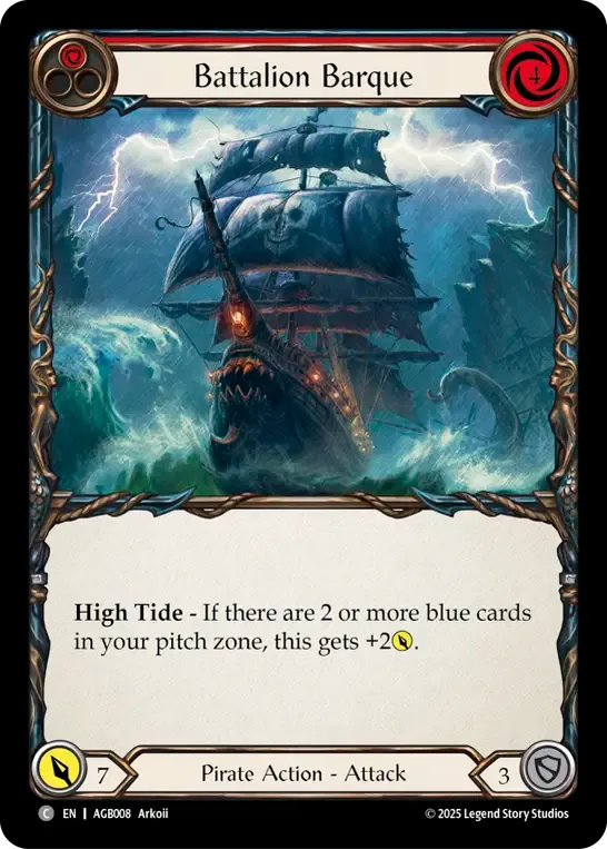 Battalion Barque (Red) — Armory Deck - Gravy Bones — Flesh and Blood
