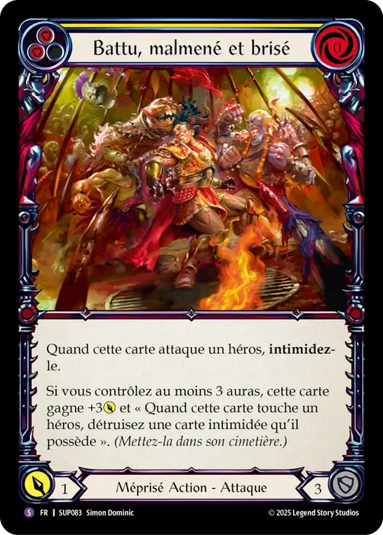 Battu, malmené et brisé — Super Slam — Flesh and Blood