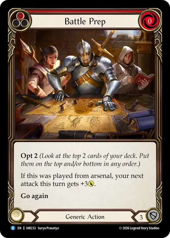 Préparation au combat — Usurp the Shadow Throne — Flesh and Blood