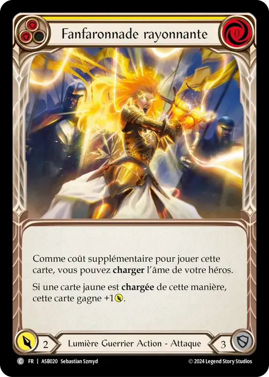 Fanfaronnade rayonnante — Armory Deck - Ser Boltyn, Breaker of Dawn — Flesh and Blood