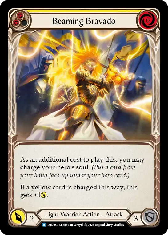 Beaming Bravado (Yellow) — Dusk till Dawn — Flesh and Blood