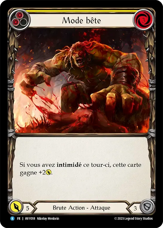 Mode bête from Heavy Hitters - Flesh and Blood