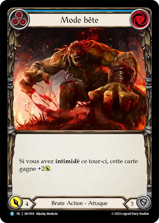 Mode bête — Heavy Hitters — Flesh and Blood