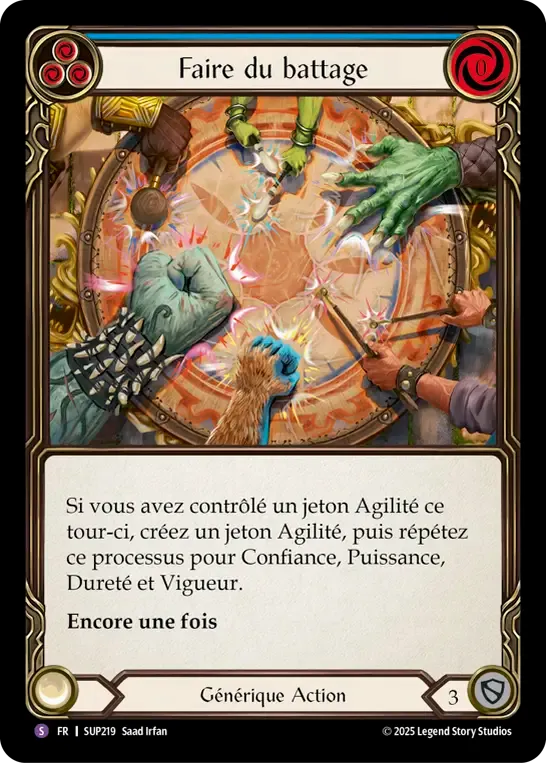 Faire du battage — Super Slam — Flesh and Blood