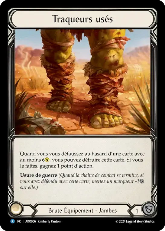 Traqueurs usés — Armory Deck - Kayo, Armed and Dangerous — Flesh and Blood