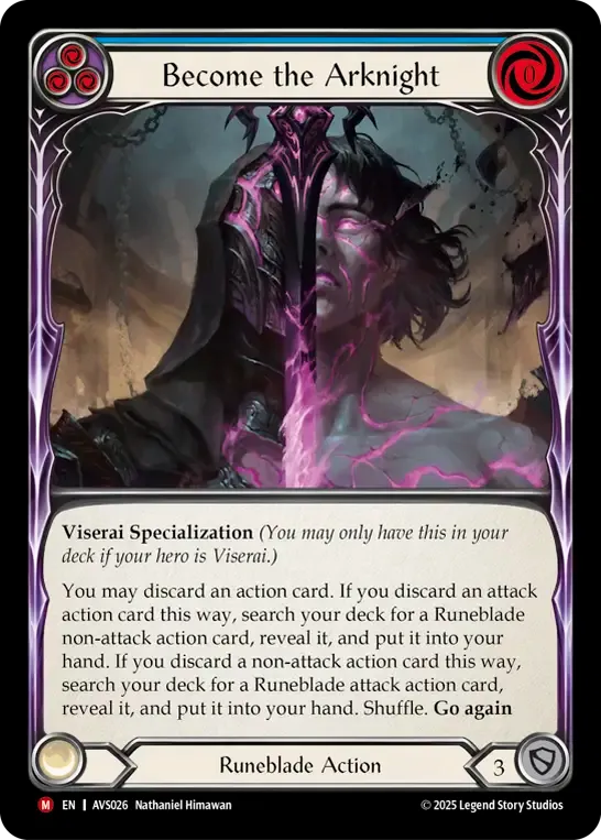 Become the Arknight — Armory Deck Legends - Viserai, Rune Blood — Flesh and Blood