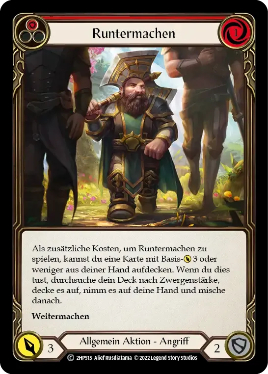 Belittle (Red) from History Pack 2 - Black Label - Flesh and Blood