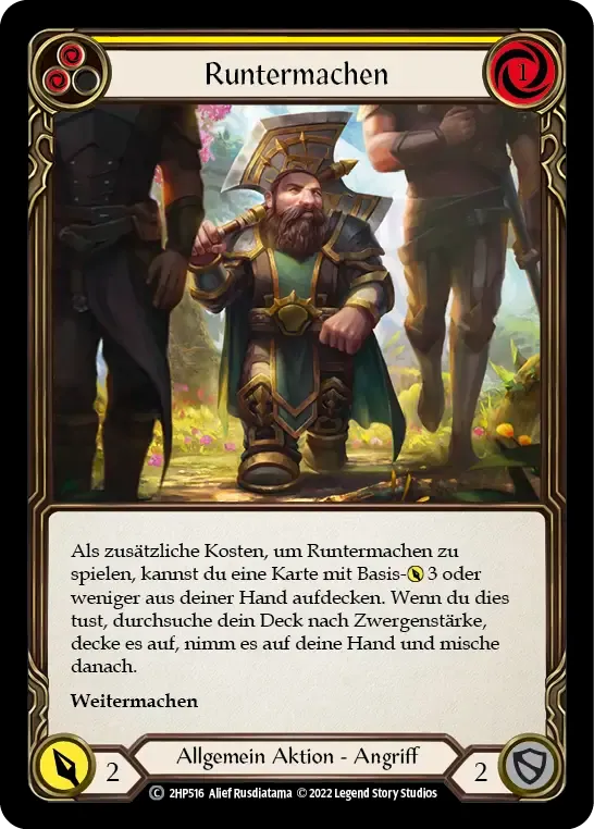 Belittle (Yellow) — History Pack 2 - Black Label — Flesh and Blood
